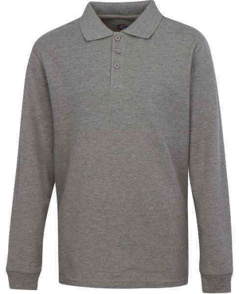 Men's Long Sleeve Pique Polo Shirt